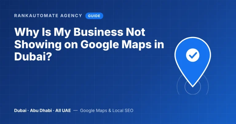 Business not showing on Google Maps in Dubai
