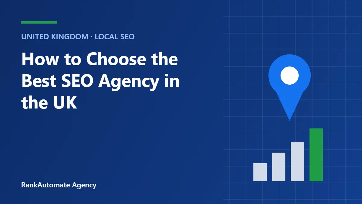 How to Choose the Best SEO Agency in the UK