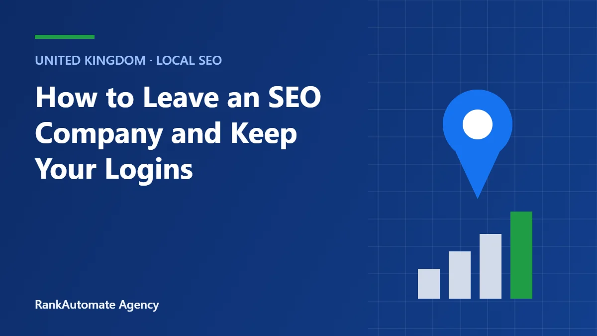 How to Leave an SEO Company and Keep Your Logins