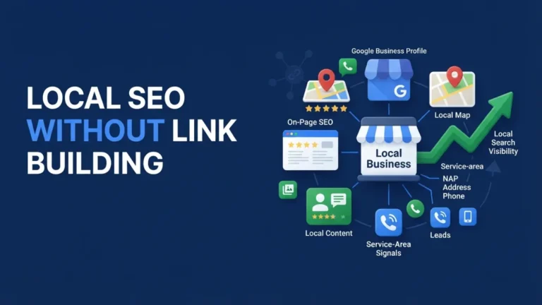 Local SEO without link building: Google Business Profile, reviews, NAP citations, on-page SEO and local content