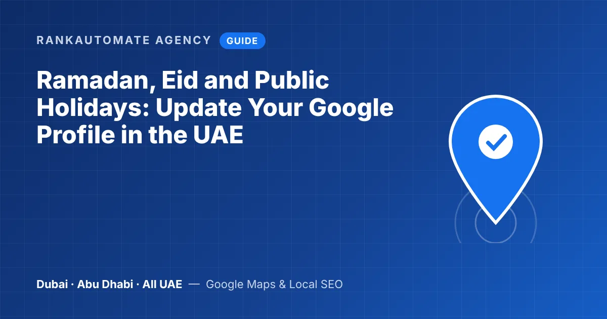 Ramadan and Eid hours on Google Business Profile