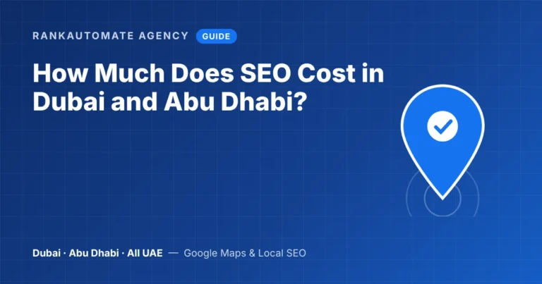 SEO cost in Dubai and Abu Dhabi